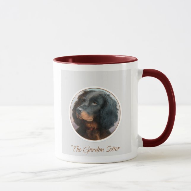 Mug Vintage Gordon Setter (Droite)