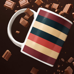 Mug Vintage Grandes Brown foncées et vertes