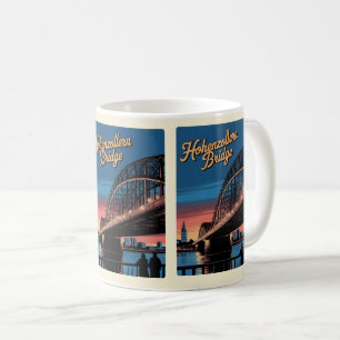 Mug Vintage Hohenzollern Bridge Cologne cadeau alleman