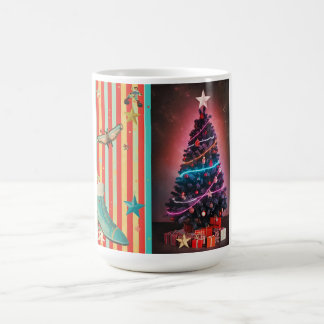 Mug Vintage Holiday Collage Design