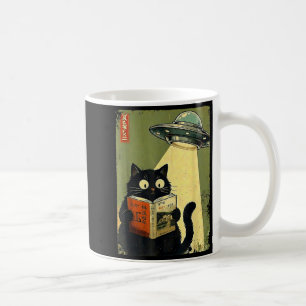 Mug Vintage Japonais Chat Amoureux des Livres OVNI Ali