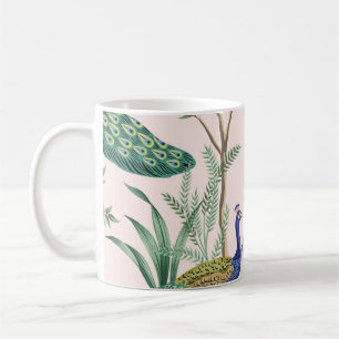 Mug Vintage jardin citron arbre fruitier, plante, pois