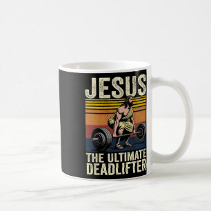 Mug Vintage Jésus L'ultime Deadlifter Funny Christ