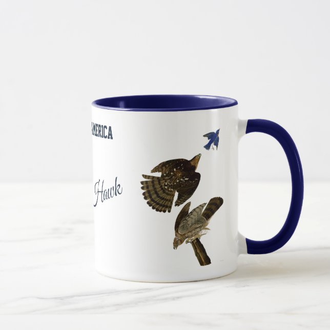 Mug Vintage John Audubon Stanley Hawk (Droite)