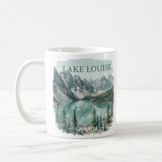Mug Vintage Lake Louise Canada Travel Graphic