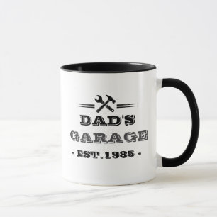 Mug Vintage "Le Garage de Papa - Fondé en 1985"