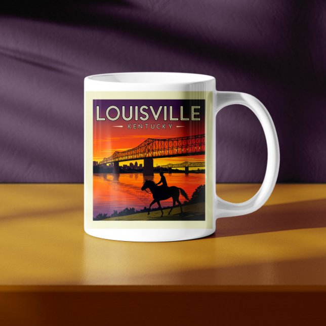Mug Vintage Louisville Kentucky (Créateur téléchargé)