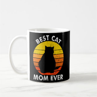 Mug Vintage Meilleur Chat Maman Ever Chat Femme Maman 