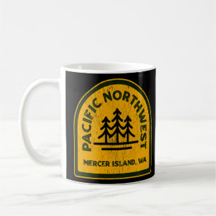 Mug Vintage Mercer Island Washington PNW Pacifique Nor