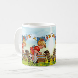Mug Vintage mignonne petite fille