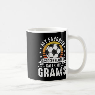 Mug Vintage Mon Joueur de Foot Préféré M'appelle Mamie