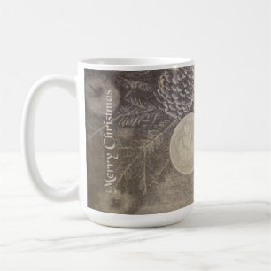 Mug Vintage Motif de Noël avec Cookies et Café