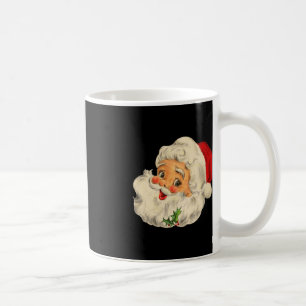 Mug Vintage Noël Père Noël Visage Amusant Vieux mode