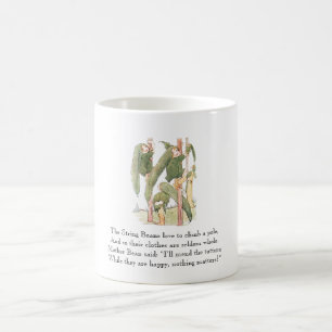Mug Vintage Poème Chaîne de haricot Cute Kids Vert vég
