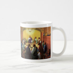 Mug Vintage Religion, La Dernière Cène avec Jésus-Chri
