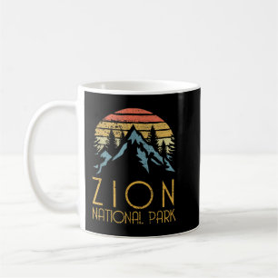 Mug Vintage Retro Zion National Park Utah