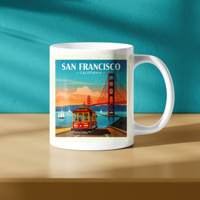 Mug Vintage San Francisco Californie (Créateur téléchargé)