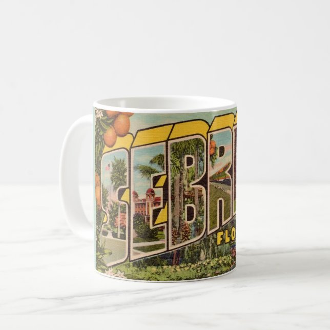 Mug Vintage Sebring Floride (Devant gauche)
