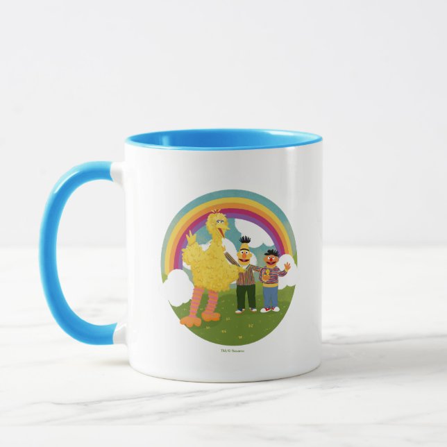 Mug Vintage Sesame Street Friends Rainbow (Gauche)