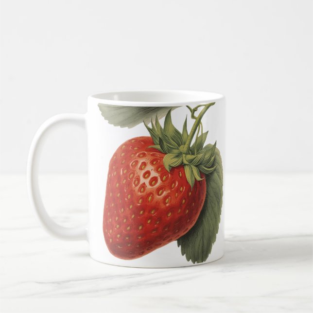 Mug Vintage Strawberry  (Gauche)