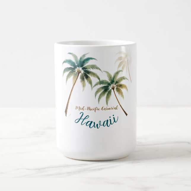 Mug Vintage Style Hawaiian Travel Honolulu (Centre)