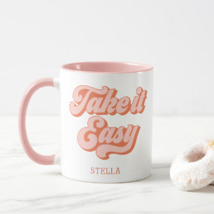 Mug Vintage Take It Easy Retro