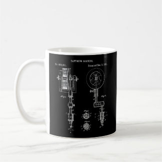 Mug Vintage tatouage artiste pistolet long manches