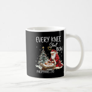 Mug Vintage Tout Genou Fléchira Père Noël Religieux