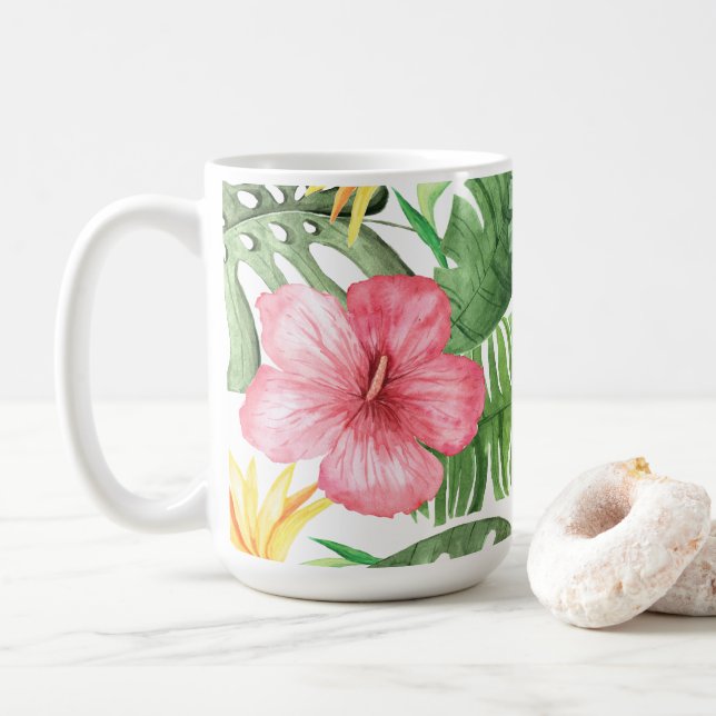 Mug Vintage tropical (Avec donut)