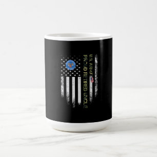 Mug Vintage USA American Flag Army