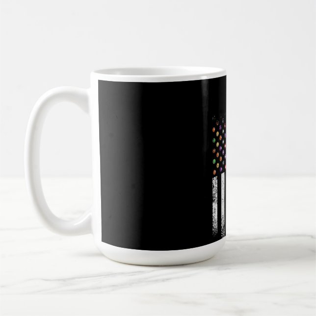 Mug Vintage USA American Flag Pool Billiard Grandpa (Gauche)