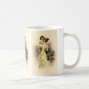 Mug Vintage victorienne mère enfant fillette