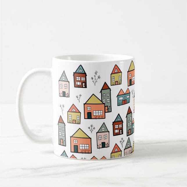 Mug  vintage village (Gauche)