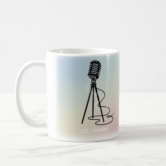 Mug Vintage Vocal Lines (Gauche)