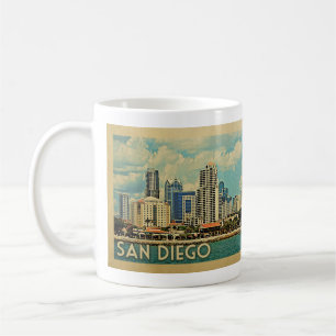 Mug Vintage voyage de la Californie d'horizon de San