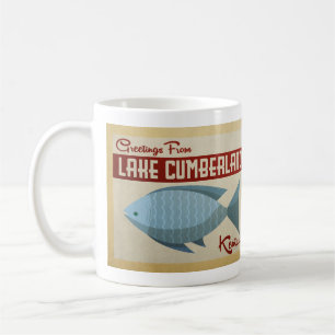 Mug Vintage voyage de poissons de Cumberland de lac