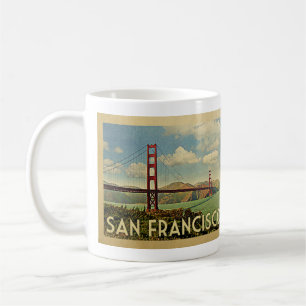 Mug Vintage voyage de San Francisco golden gate bridge