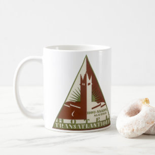 Mug Vintage voyage, Hôtel Trans Atlantique, Algérie