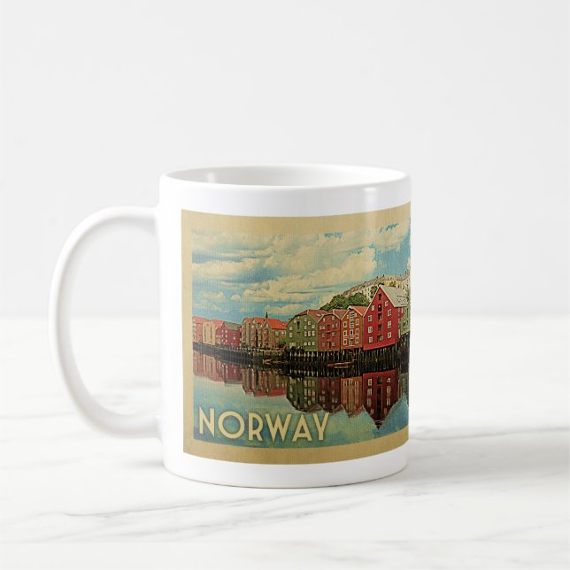 Mug Vintage voyage norvégien (Gauche)