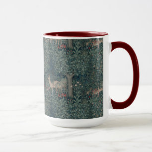 Mug Vintage William Morris Forêt verte Animaux