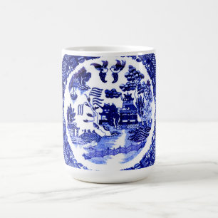 Mug Vintage Willow bleu Motif vers 1790