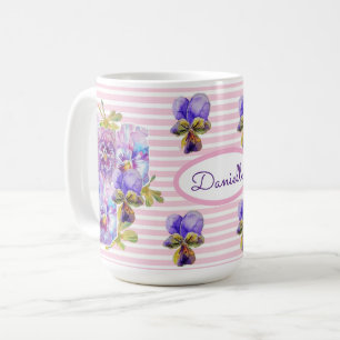 Mug Viole Vintage  femmes rose