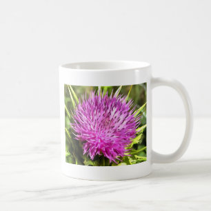 Mug Violet chardon Fleur sauvage Floral Art