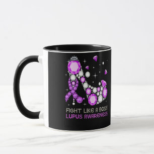 Mug Violet Guerrier Combattre Lupus Comme Un Patron