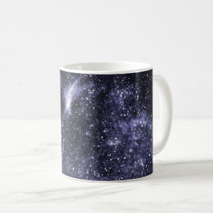 Mug Violet violet noir galaxie abstraite