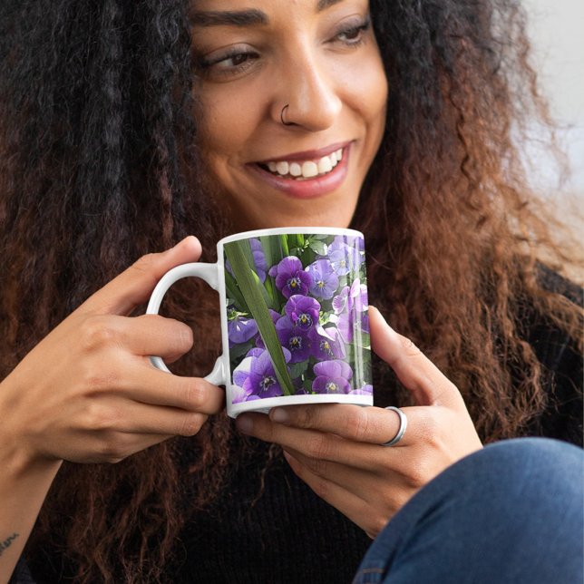 Mug Violettes violettes (Créateur téléchargé)