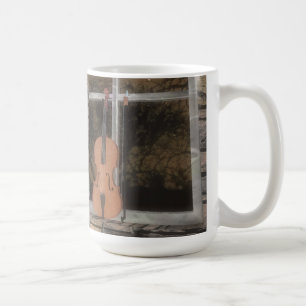 Mug Violon dans la fenêtre : Version originale :Coffe