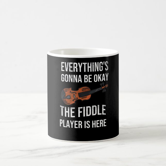 Mug Violon| Joueur de Fiddle, cadeaux amusants à dire (Centre)
