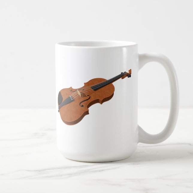 Mug Violon : modèle 3D : (Droite)
