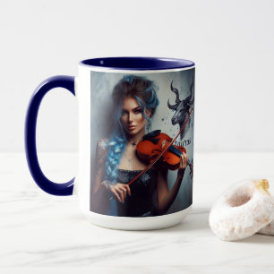 Mug Violon musicien Taurus Zodiac